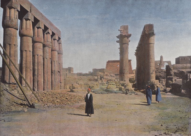 Ruins of Luxor by European Photographer
