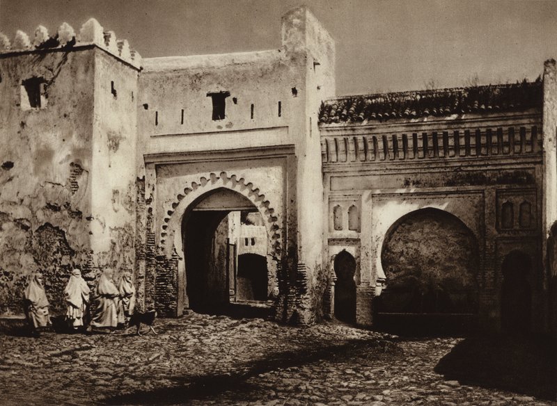 Tetuan, Old city gate by European Photographer