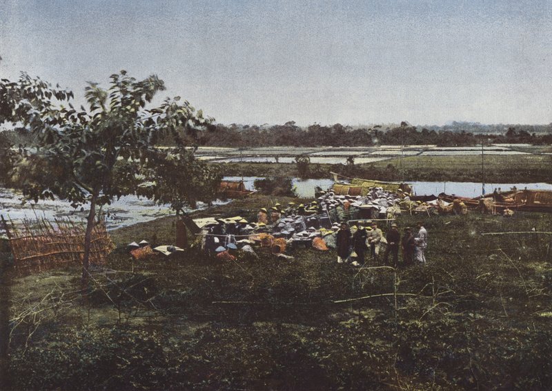 Embarkation at Cho-Huyen near Kuang-Tri by European Photographer