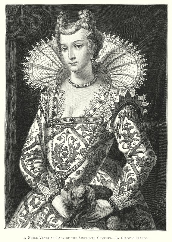 A Noble Venetian Lady of the Sixteenth Century by European School