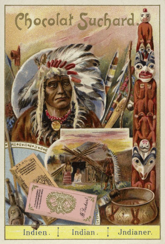 American Indian by European School