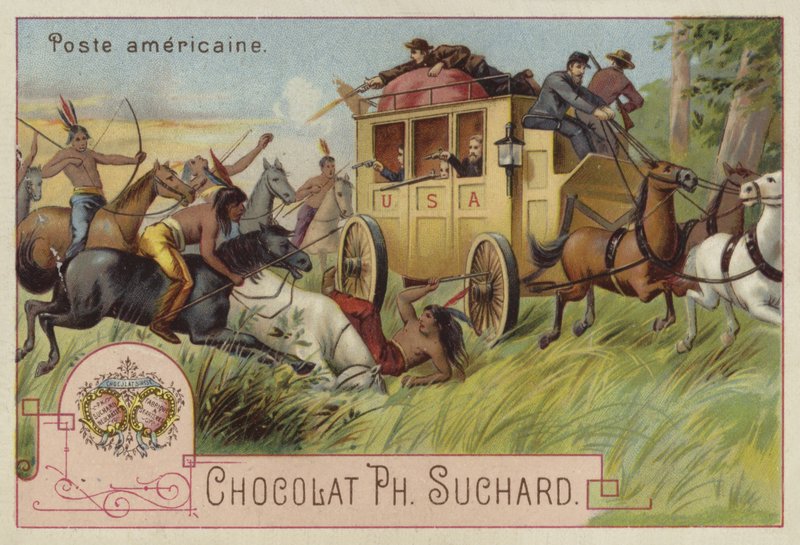 American postal service by European School