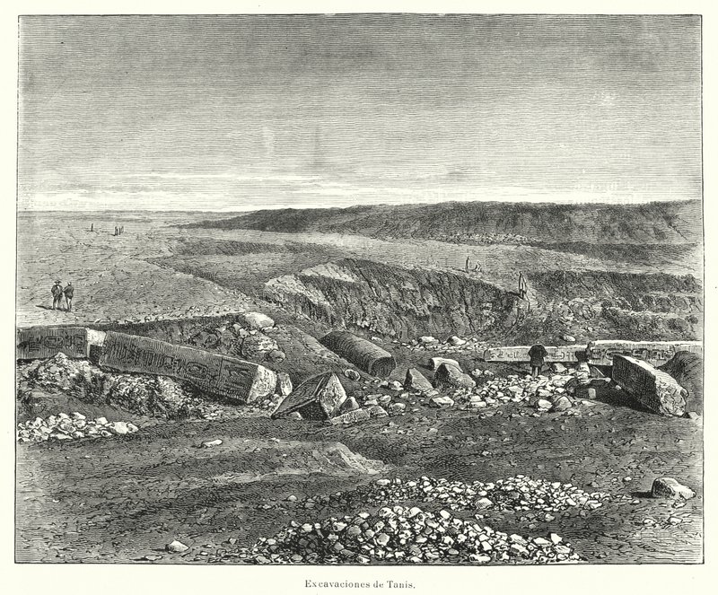 Archaeological excavations of the Ancient Egyptian city of Tanis by European School