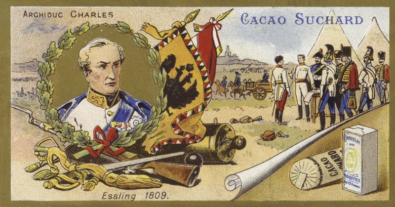 Archduke Charles of Austria and the Battle of Aspern-Essling, Austria, 1809 by European School