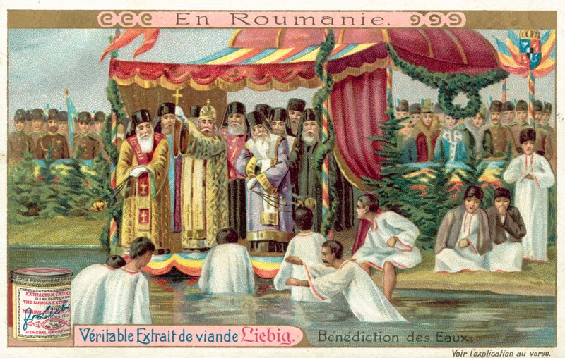 Blessing of the Waters in Romania by European School