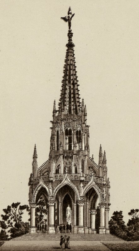 Brussels: The Monument of King Leopold I by European School