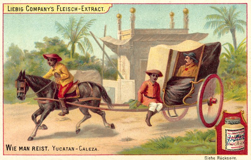 Carriage in the Yucatan by European School