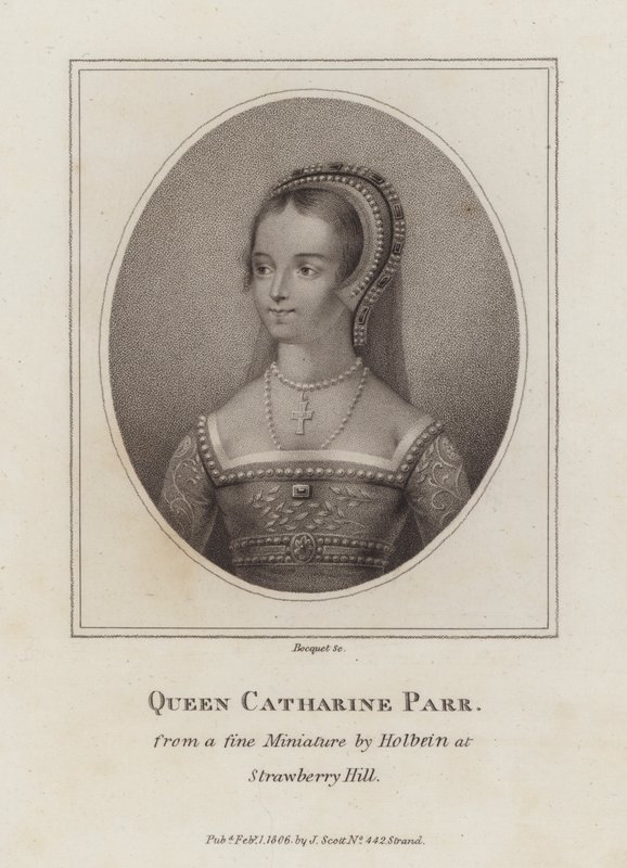 Catherine Parr, Sixth Wife of King Henry VIII by European School
