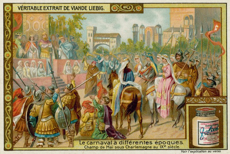 Champ de Mai Festival Under Charlemagne in the 9th Century by European School