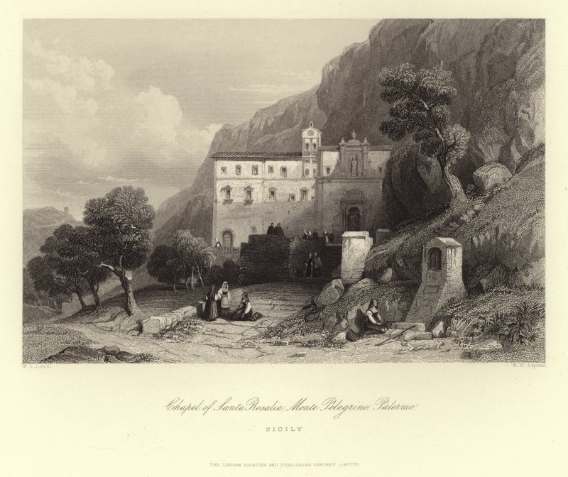 Chapel of Santa Rosalia, Monte Pelegrino, Palermo, Sicily, Italy by European School