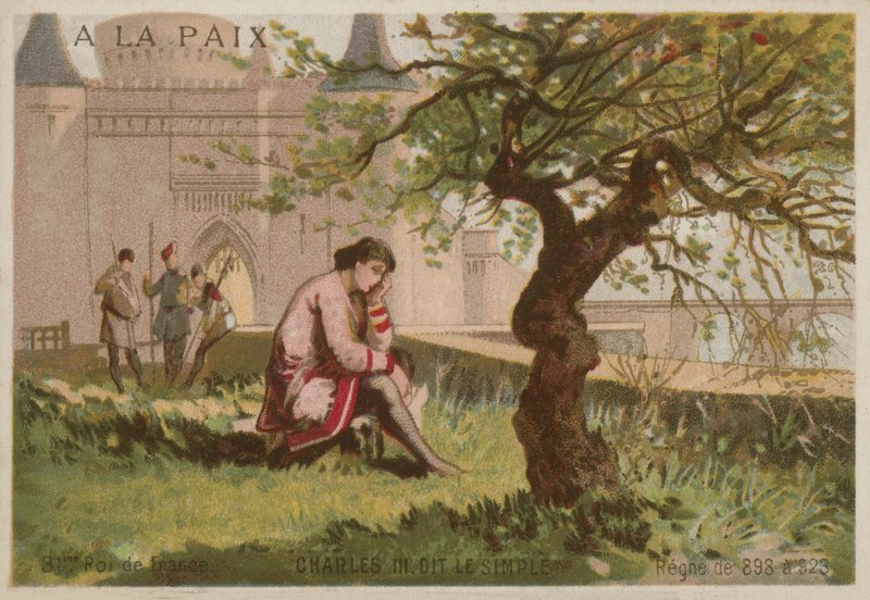 Charles the Simple, King of Western Francia by European School