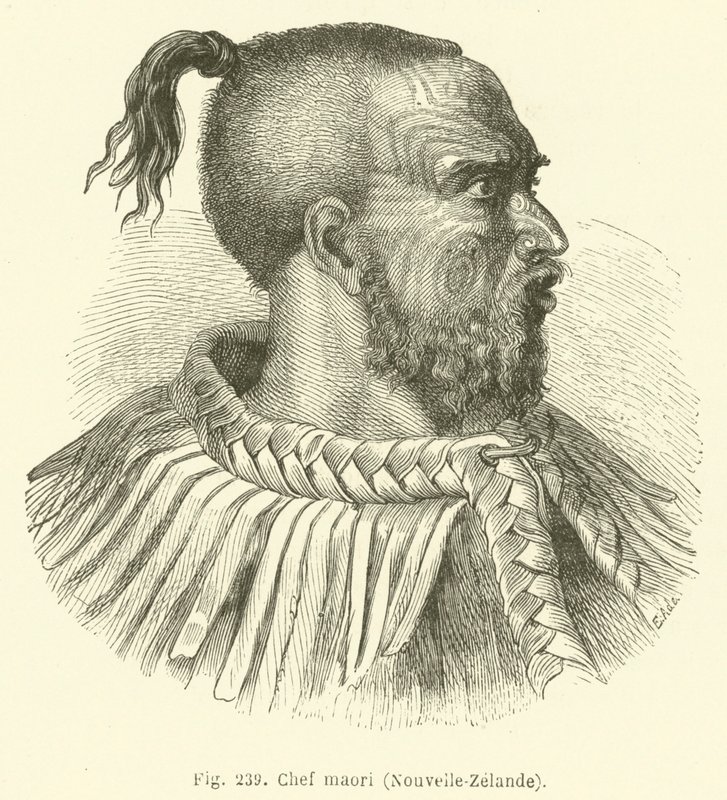 Maori Chief, New Zealand by European School