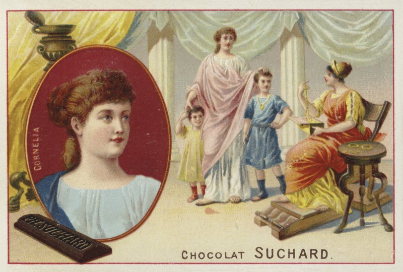 Cornelia Africana, mother of the Gracchi by European School