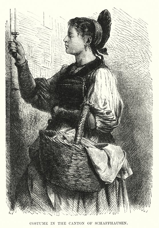 Costume in the Canton of Schaffhausen by European School