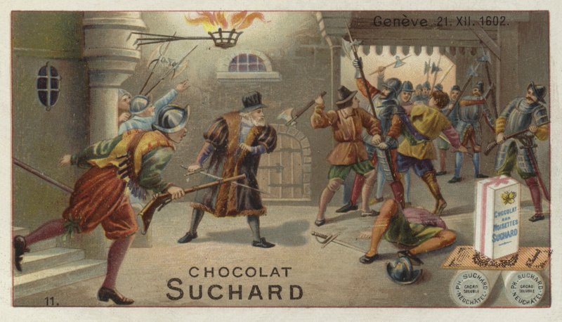 Defeat of the attack of the Savoyards on Geneva, 21 December 1602 by European School