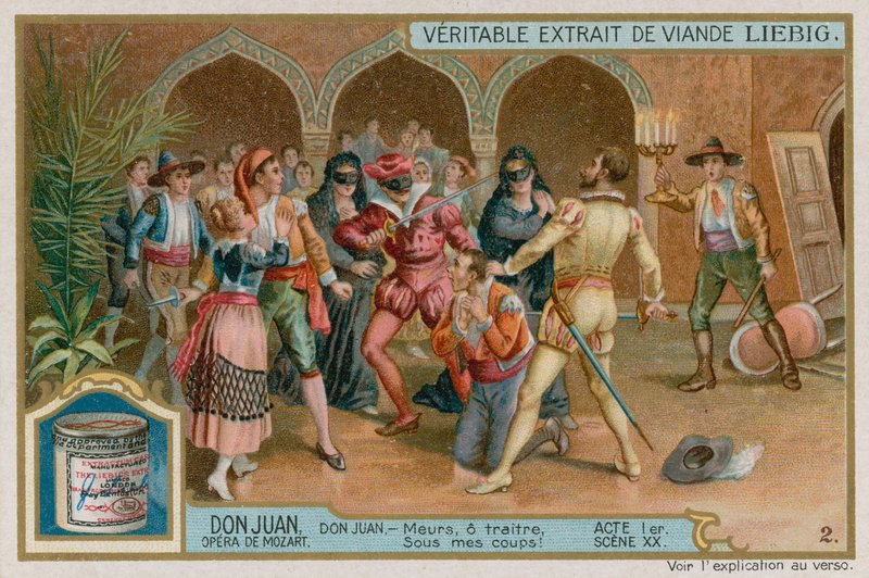 Don Giovanni Blames Leporello by European School