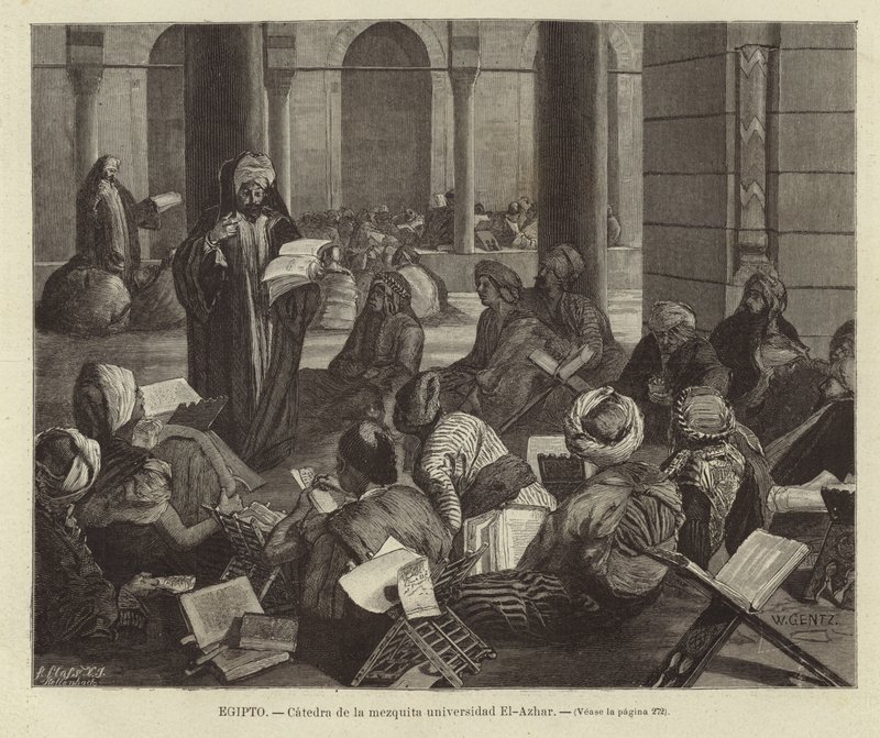 Egypt - Chair of the Mosque of Al-Azhar University by European School