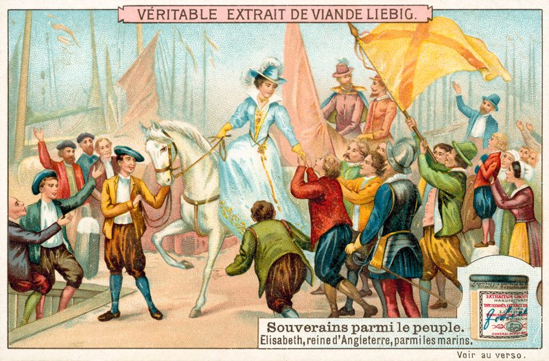 Elizabeth I of England amongst her Navy