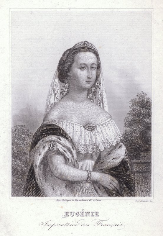 Empress Eugenie, consort of Napoleon I of France by European School
