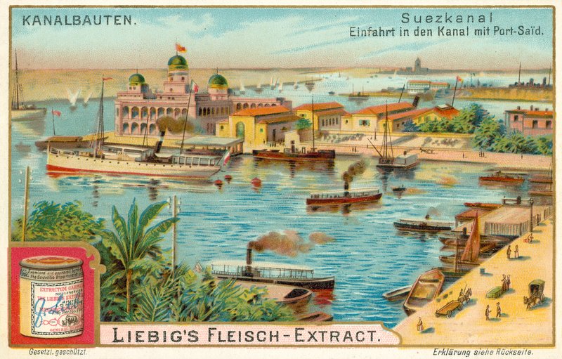 Entrance to the Suez Canal, Port Said, Egypt by European School