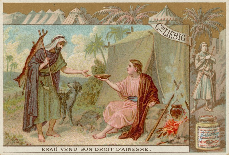 Esau Sells His Birthright to Jacob by European School