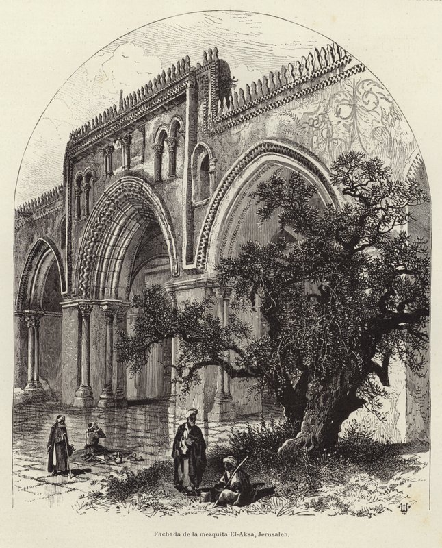 Facade of the El-Aqsa Mosque, Jerusalem by European School