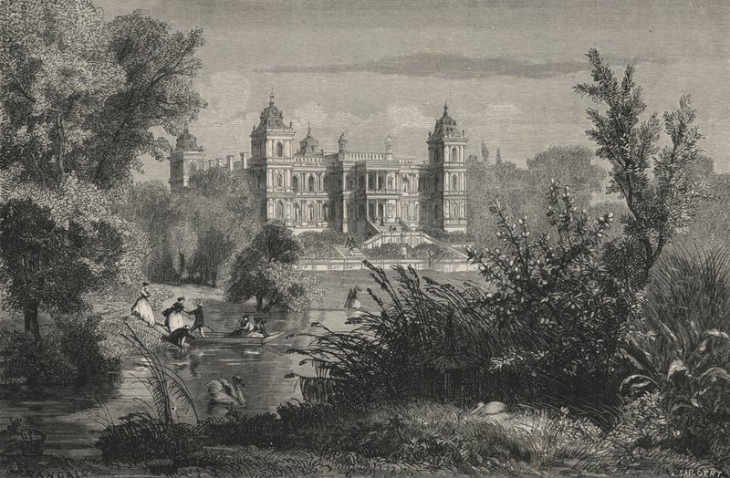 Ferrieres, to Baroness Rothschild (engraving) by European School