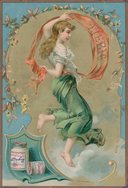 Folk Girl in Green by European School