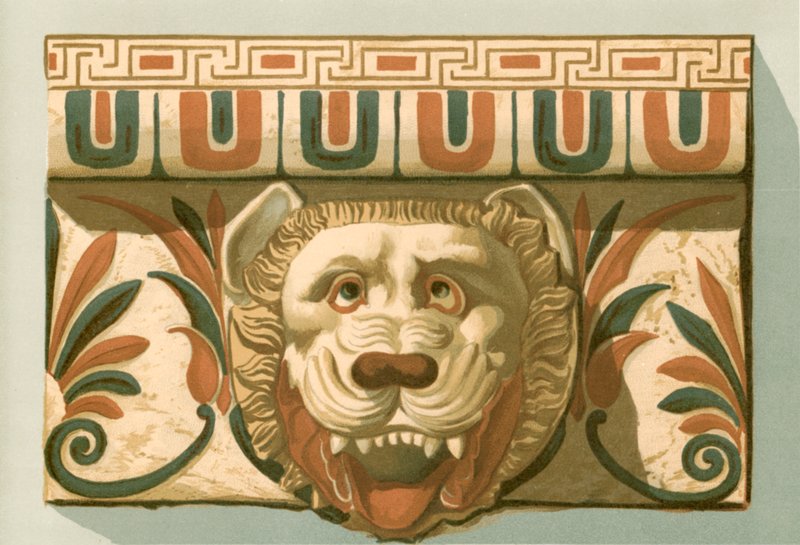 Fragments of terra cotta found at Metapontim in 1828 by European School