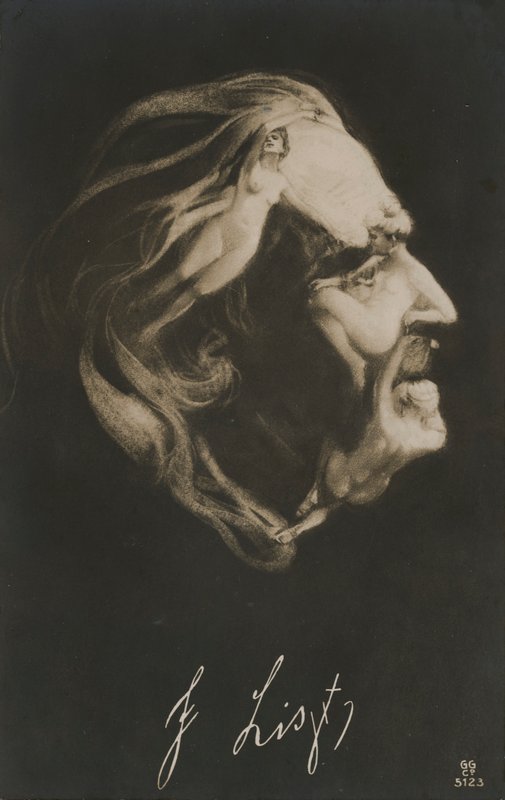 Franz Liszt, Hungarian Composer, Conductor and Pianist by European School