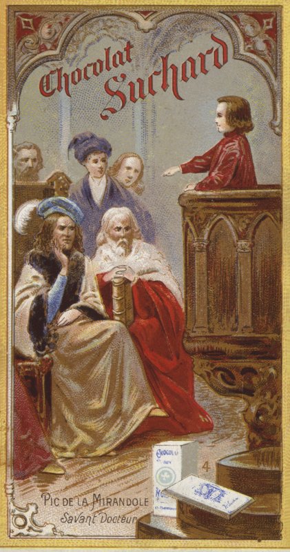 Giovanni Pico della Mirandola, Italian philosopher, as a child by European School