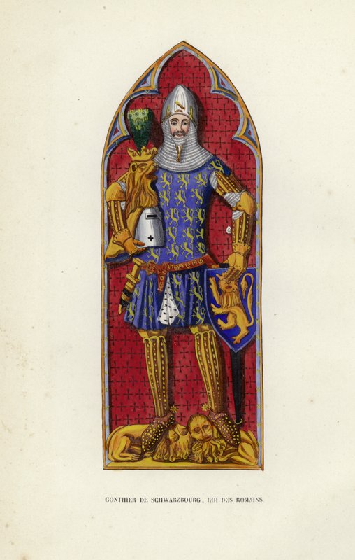 Gonthier de Schwarzbourg, King of the Romans by European School