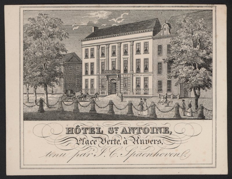 Hotel St Antoine, Anvers, Antwerp, J C Spaenhoven by European School