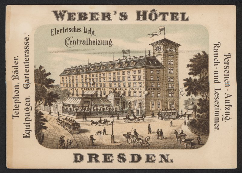 Hotel Trade Card by European School