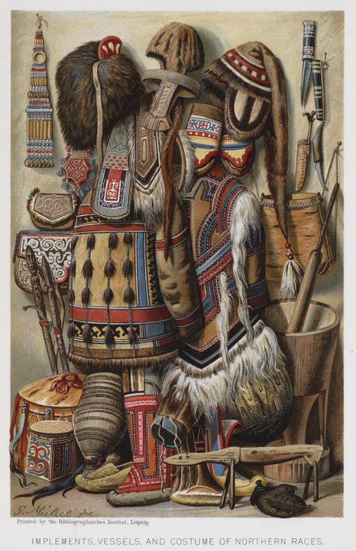 Implements, Vessels, and Costume of Northern Races by European School