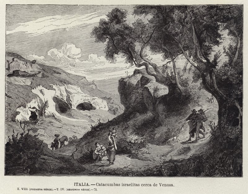 Italy, Israelite Catacombs near Venosa by European School
