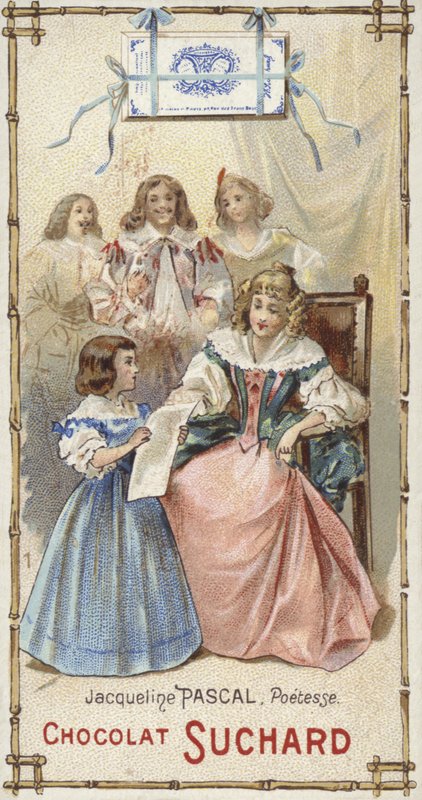 Jacqueline Pascal, French poet, as a child by European School