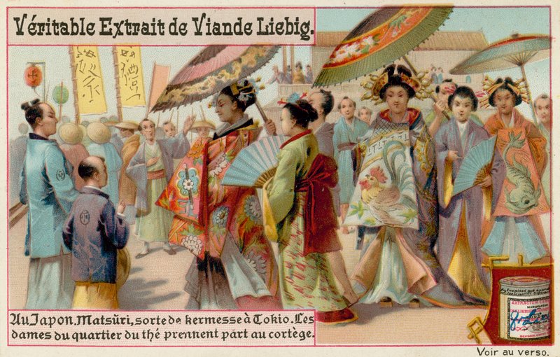 Japanese Women at Matsuri by European School