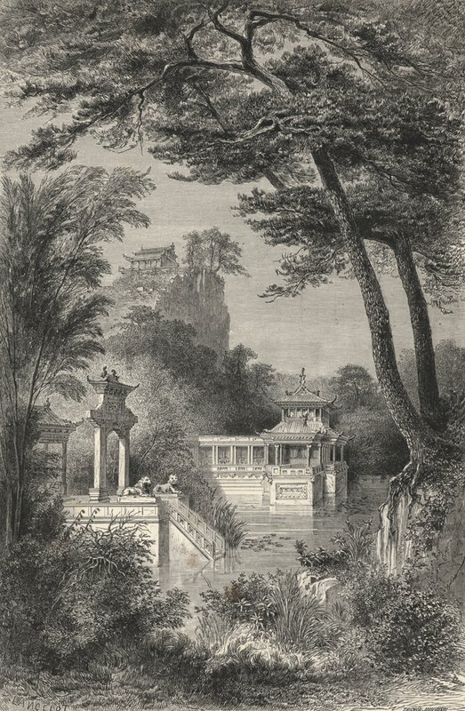 Modern Chinese Garden by European School