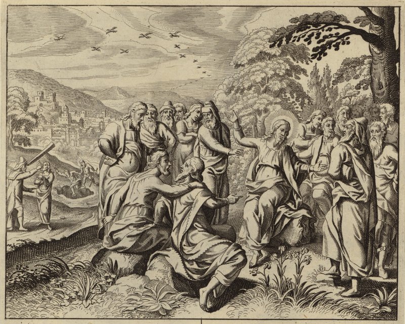 Jesus Christ teaching about the Sabbath by European School