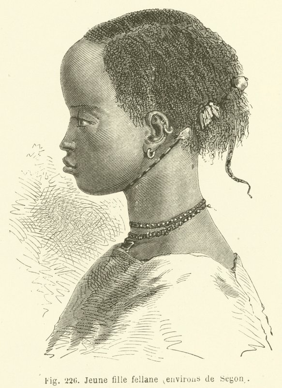 Young Fellane Girl, Environs of Segon by European School