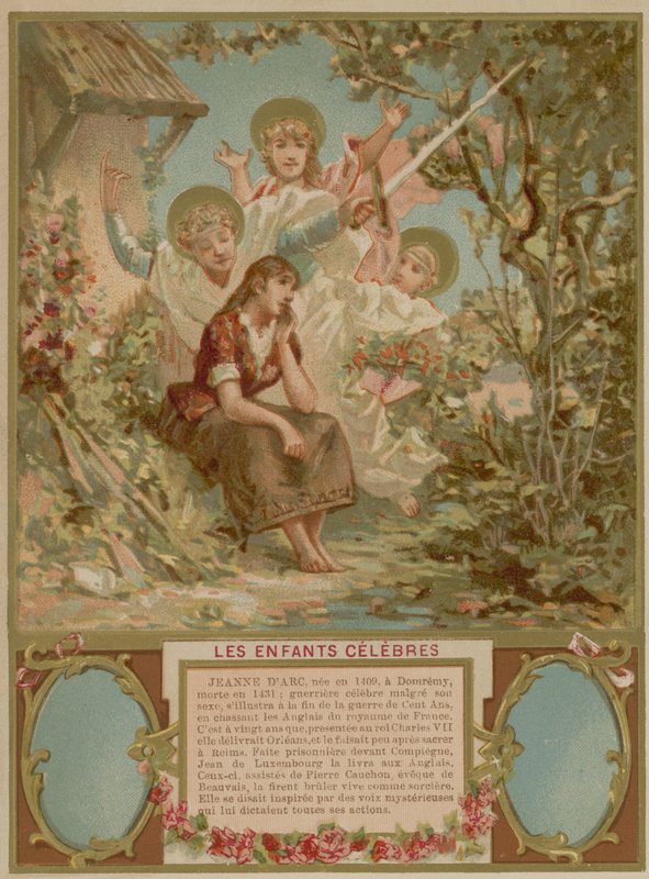 Joan of Arc as a child by European School