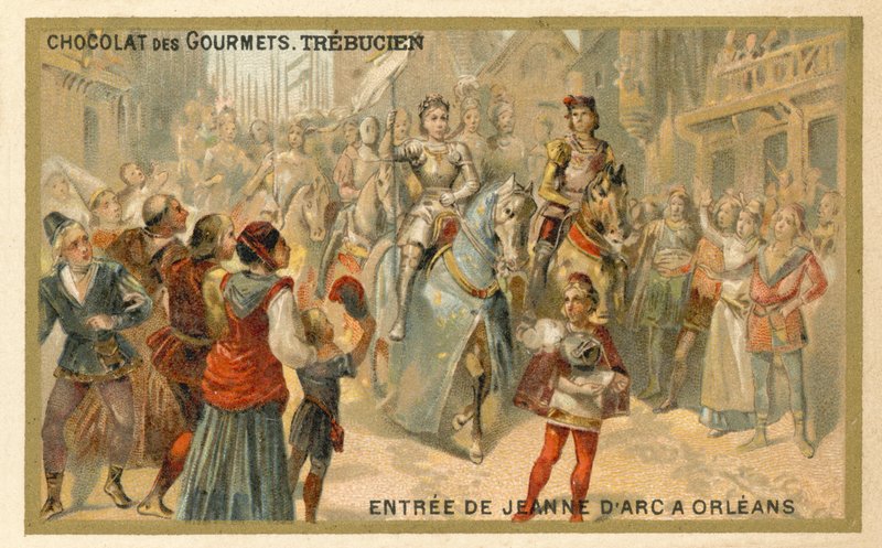 Joan of Arc entering Orleans, 1429 by European School
