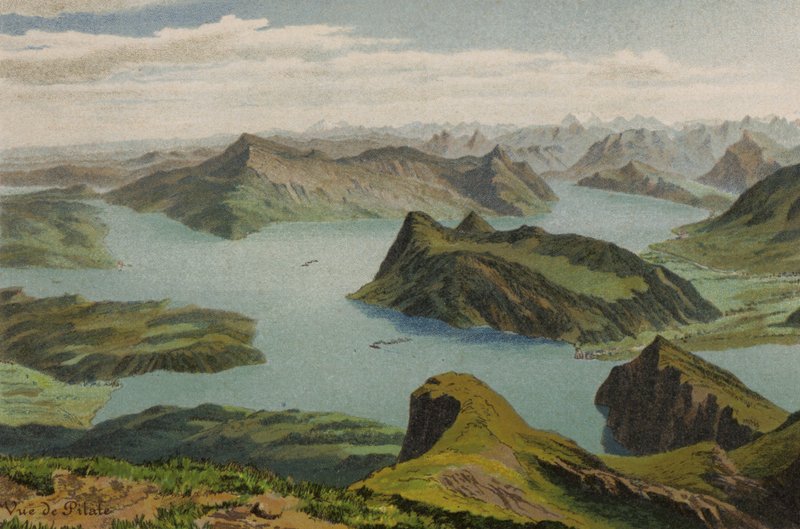 Lake Lucerne: View from the Pilatus by European School