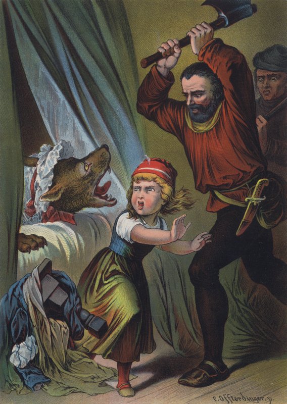 Little Red Riding Hood by European School