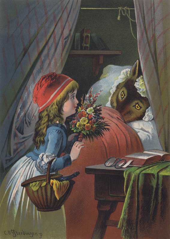 Little Red Riding Hood by European School