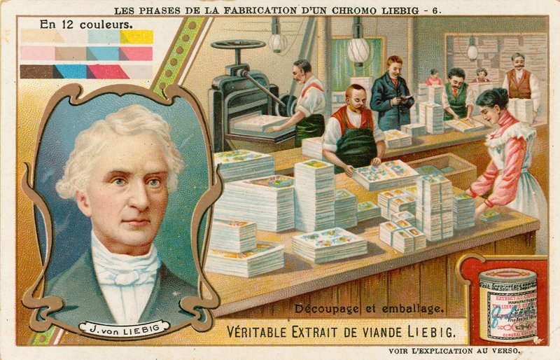 Making a Liebig Chromolithograph by European School