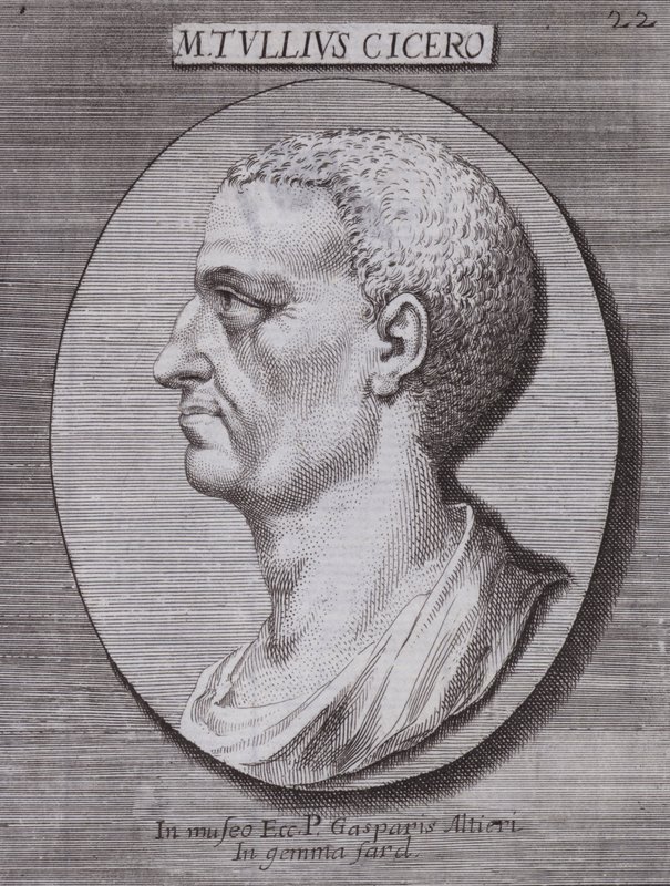 Marcus Tullius Cicero, Roman philosopher, politician, scholar and orator by European School