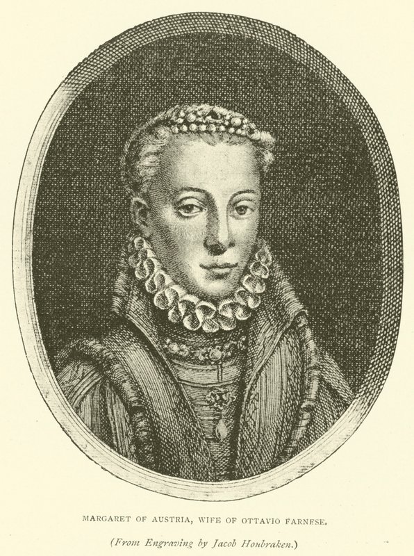 Margaret of Austria, Wife of Ottavio Farnese by European School