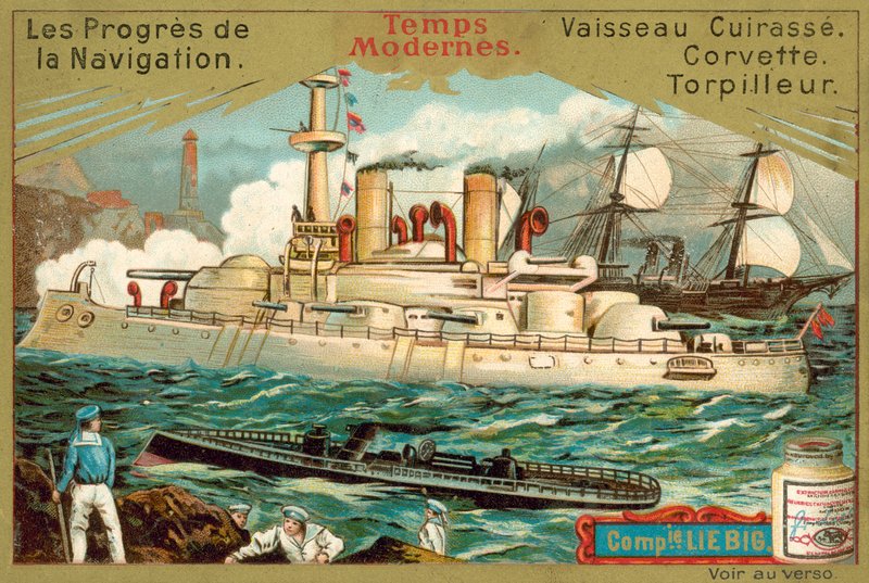 Modern warships by European School